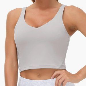 ⚡ Align Tank from Amazon in Light Grey/Ashy White, with cups